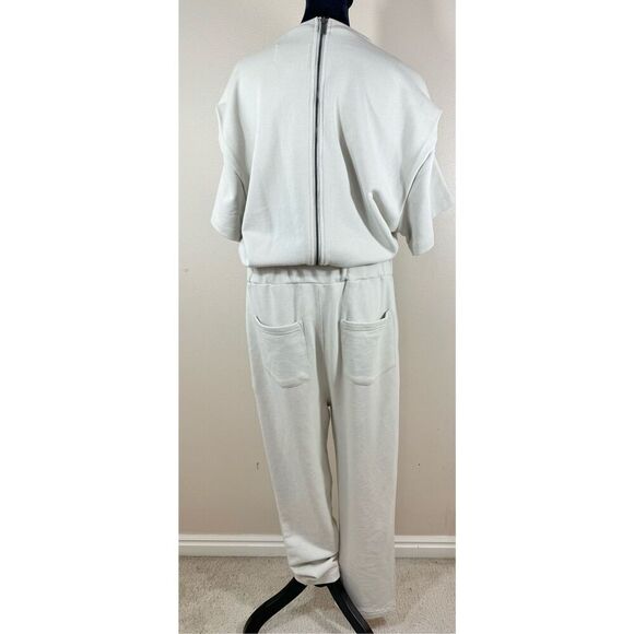 NWOT Pistola Clarisse Cotton French Terry Fall Jumpsuit Romper Women's Fall M - Picture 5 of 15